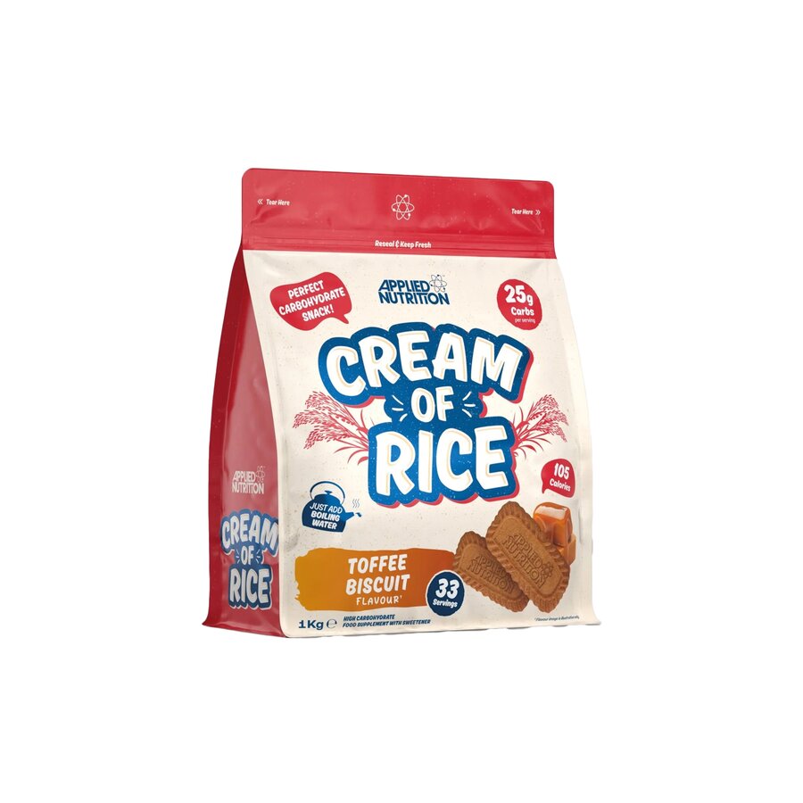 Applied Nutrition cream of rice toffee biscuit 1 kg