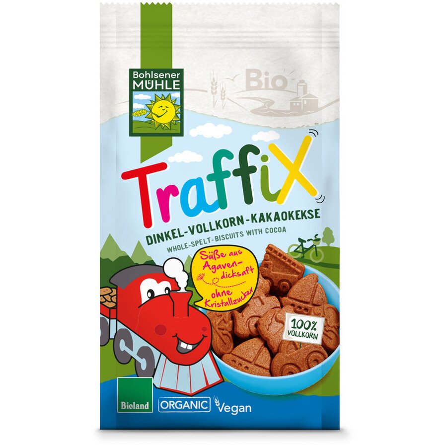 Bohlsener spelt kjeks med kakao 125 g