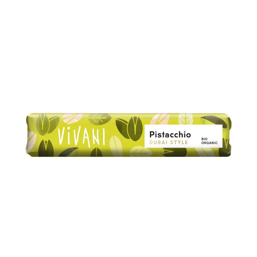 Vivani pistasj dubai style sjokolade 40g