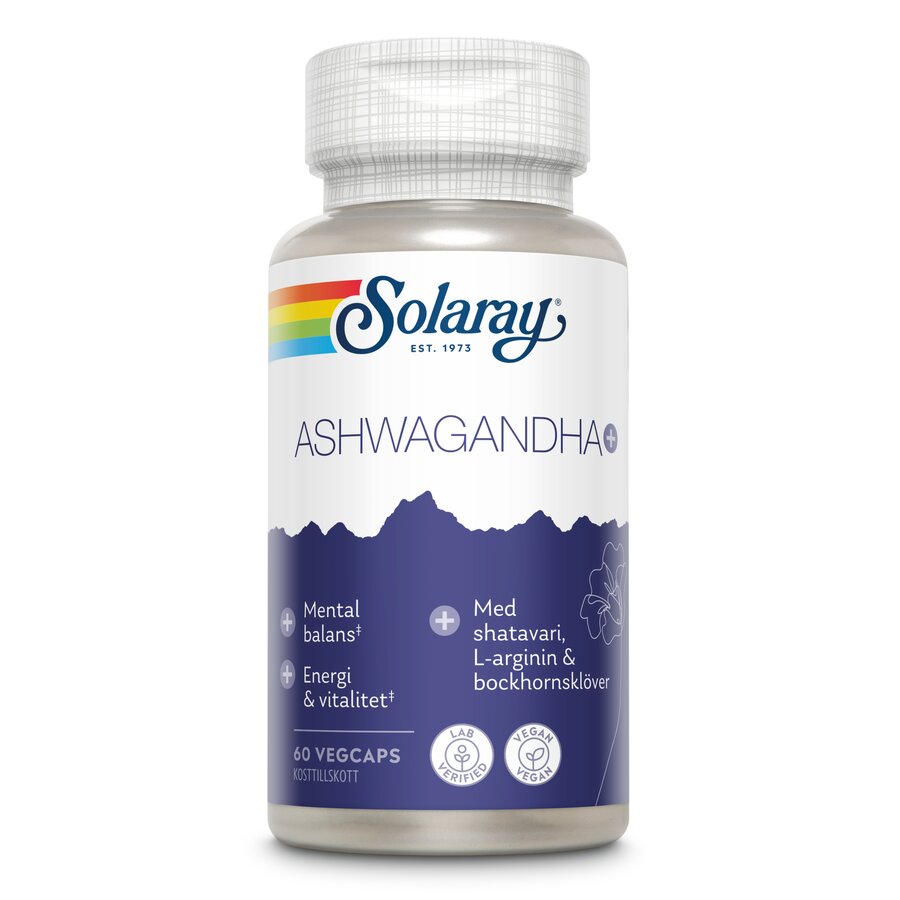 Solaray Ashwagandha+ 60 kaps