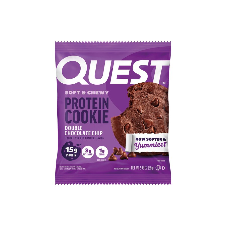 Quest Proteinkjeks Dobbel Sjokolade chip 59 g