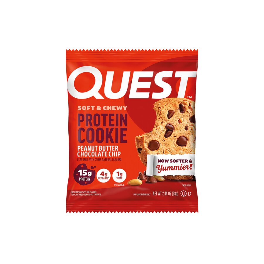 Quest Protein Kjeks Peanøttsmør sjokoladebiter 59 g