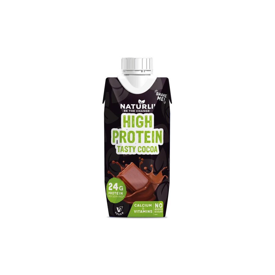 Naturli high protein sjokolade 330 ml