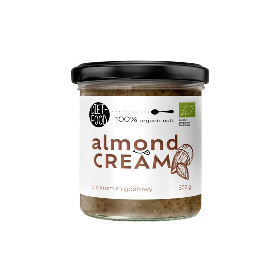 Diet Food økologisk mandelkrem 300 g