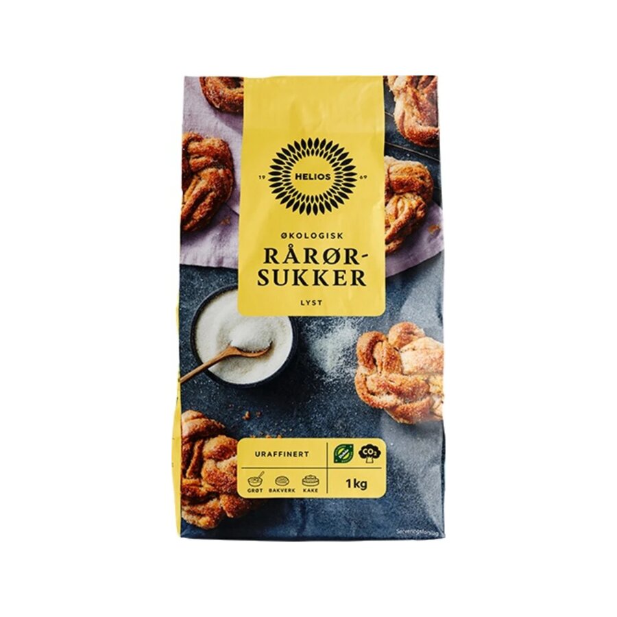 Helios Rårørsukker 1kg