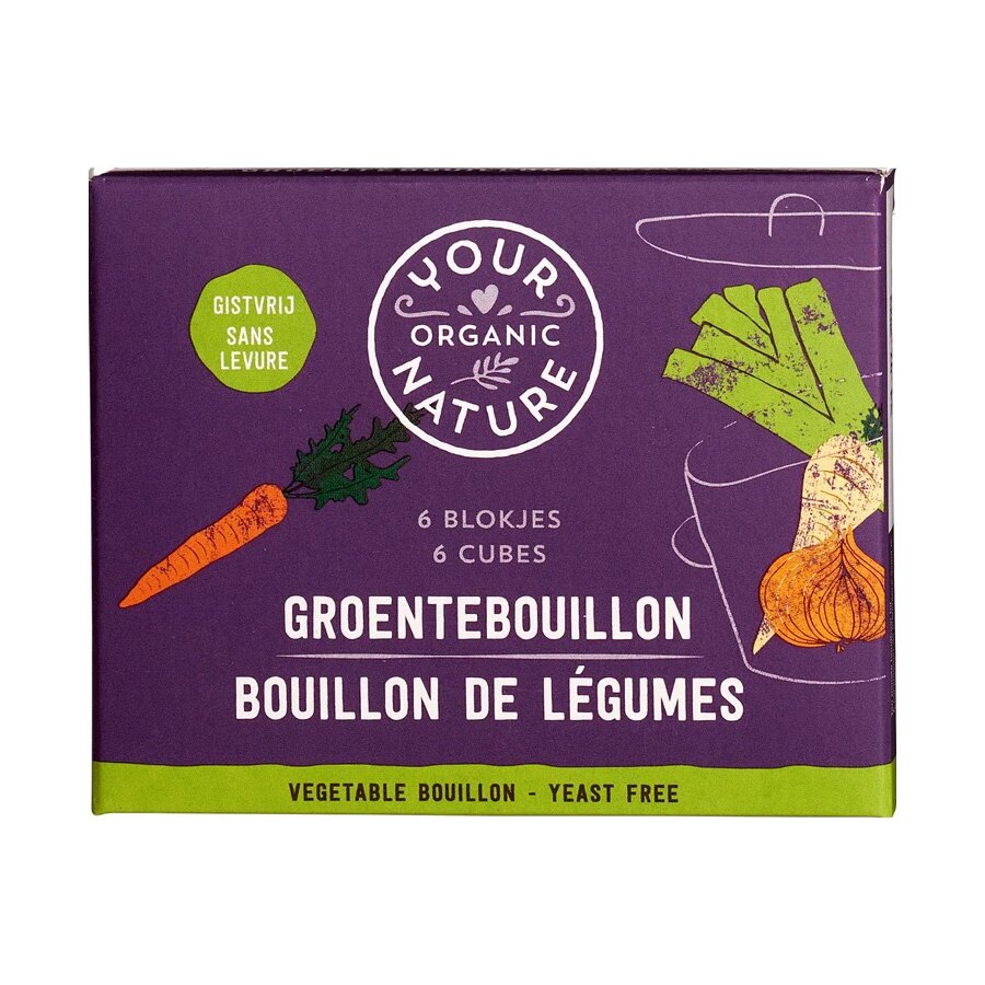 Your organic vegetabilsk buljong 6 terninger