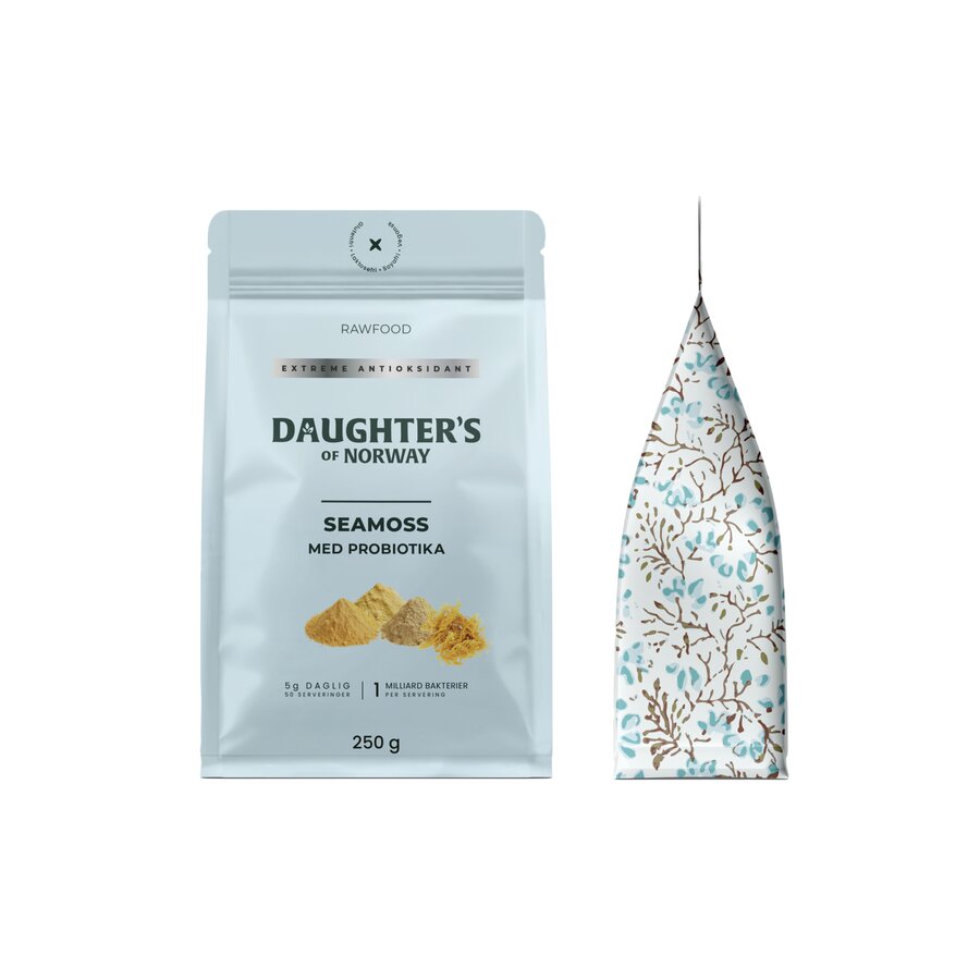 Daughter's Of Norway Premium Seamoss med probiotika 250 g