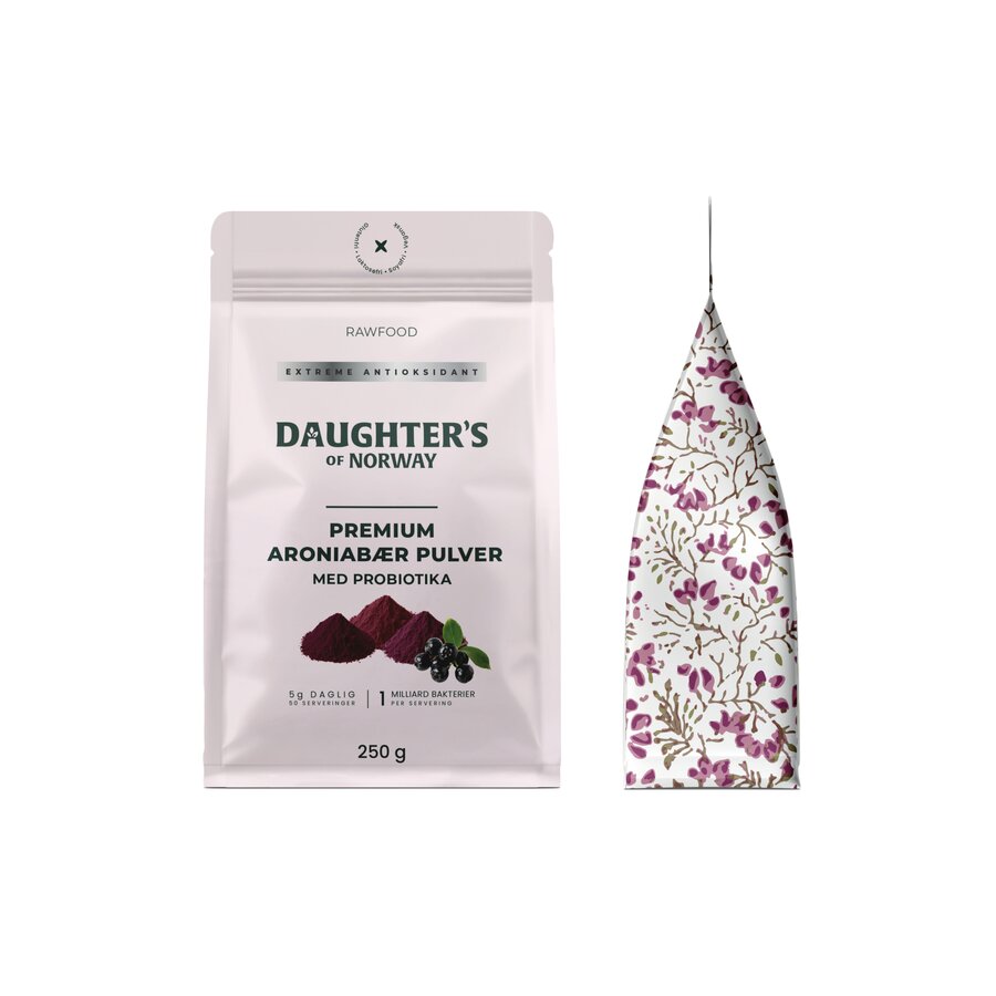 Daughter's Of Norway Aronia med probiotika 250 g