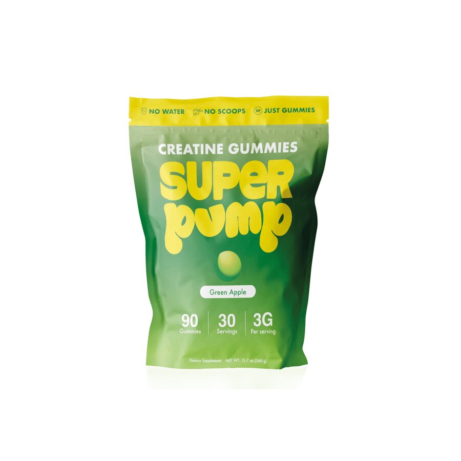 Super Pump Kreatin Gummies grønt eple 360 g