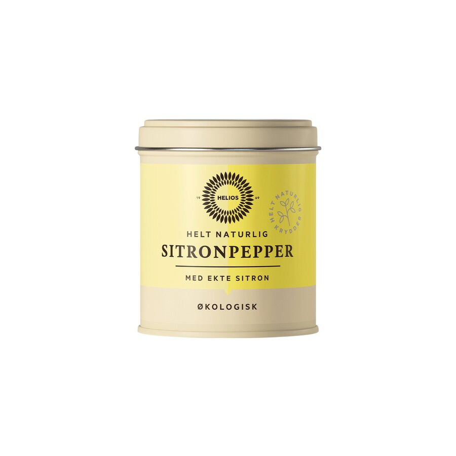 Helios økologisk sitronpepper 80 g
