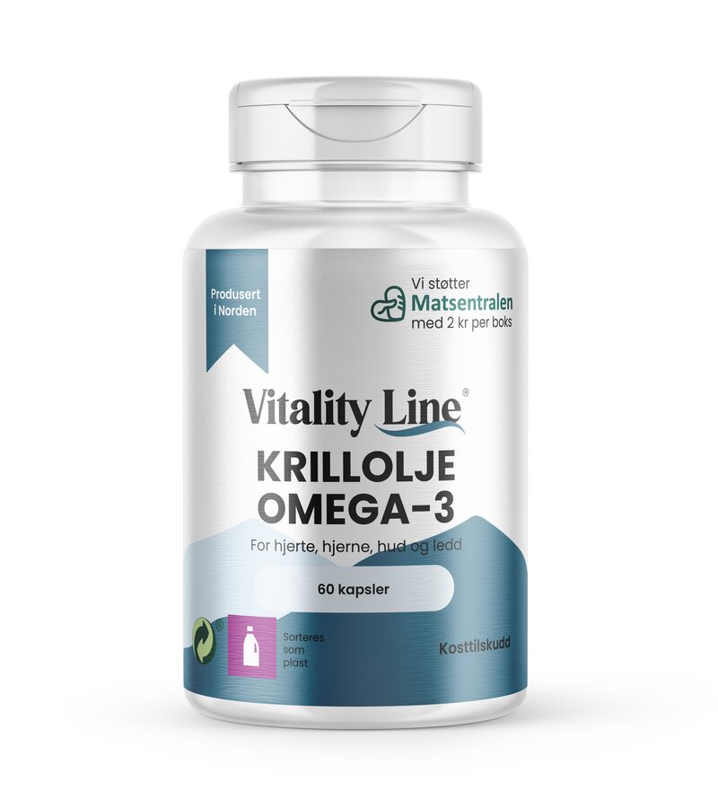 Vitality Line Krill Olje Omega 3 60kaps
