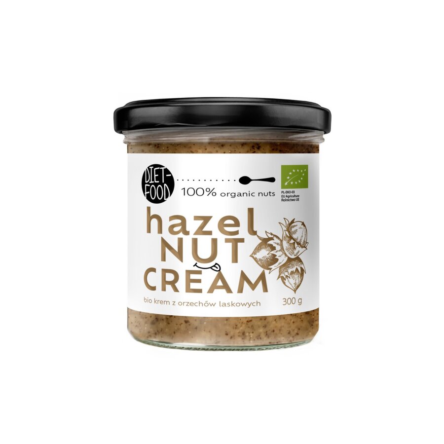 Diet Food økologisk Hasselnøttkrem 300 g