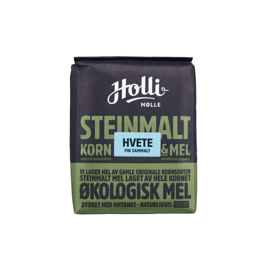Holli Mølle økologisk fin sammalt hvete 1 kg