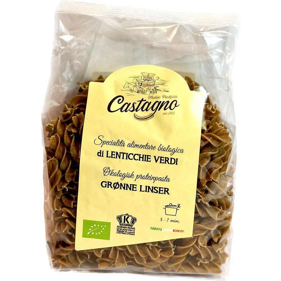 Castagno proteinpasta av grønne linser 250 g
