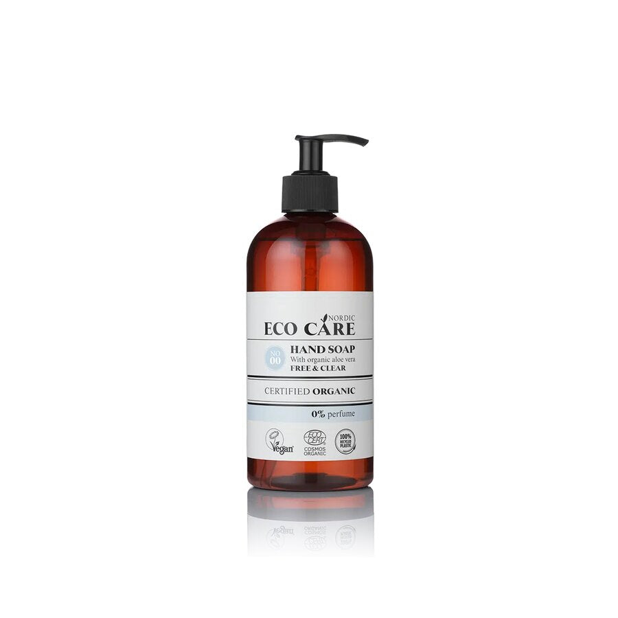 Ecocare håndsåpe free & clear 500 ml