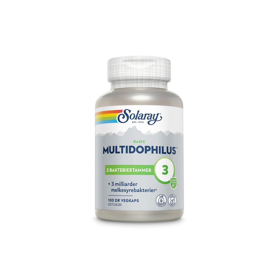 Solaray multidophilus basic 100 kapsler