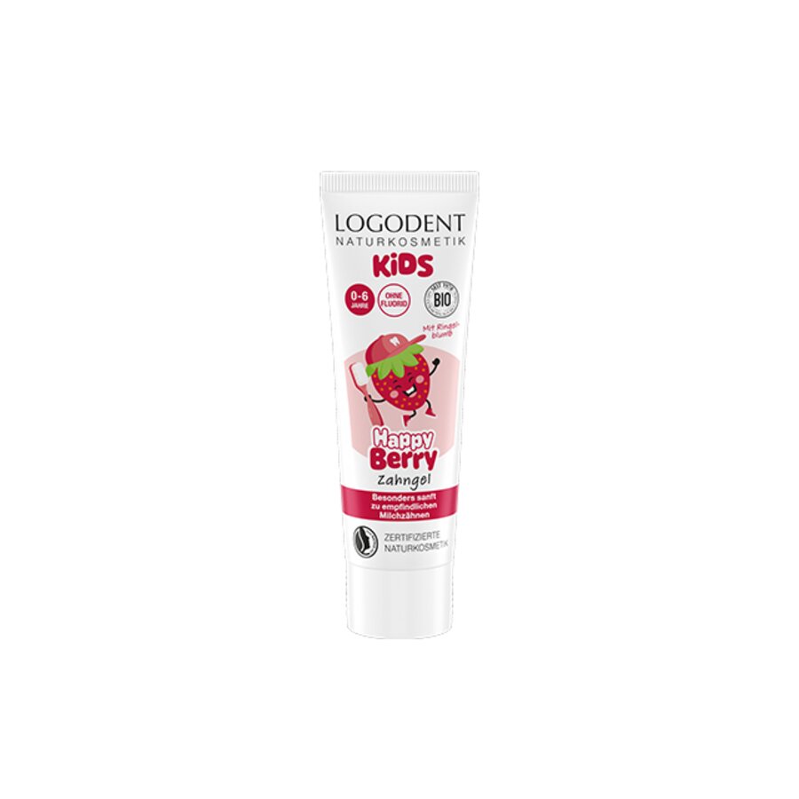 Logona Logodent fluorfri tannkrem bær 75 ml