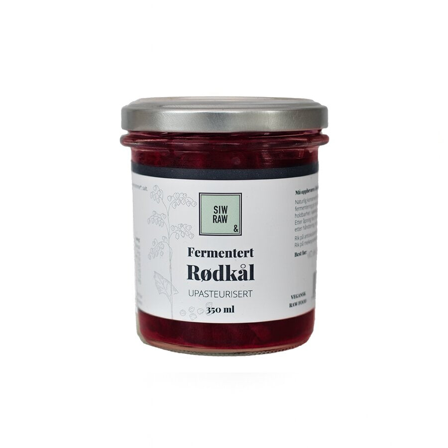 Siw Raw fermentert rødkål 350 ml