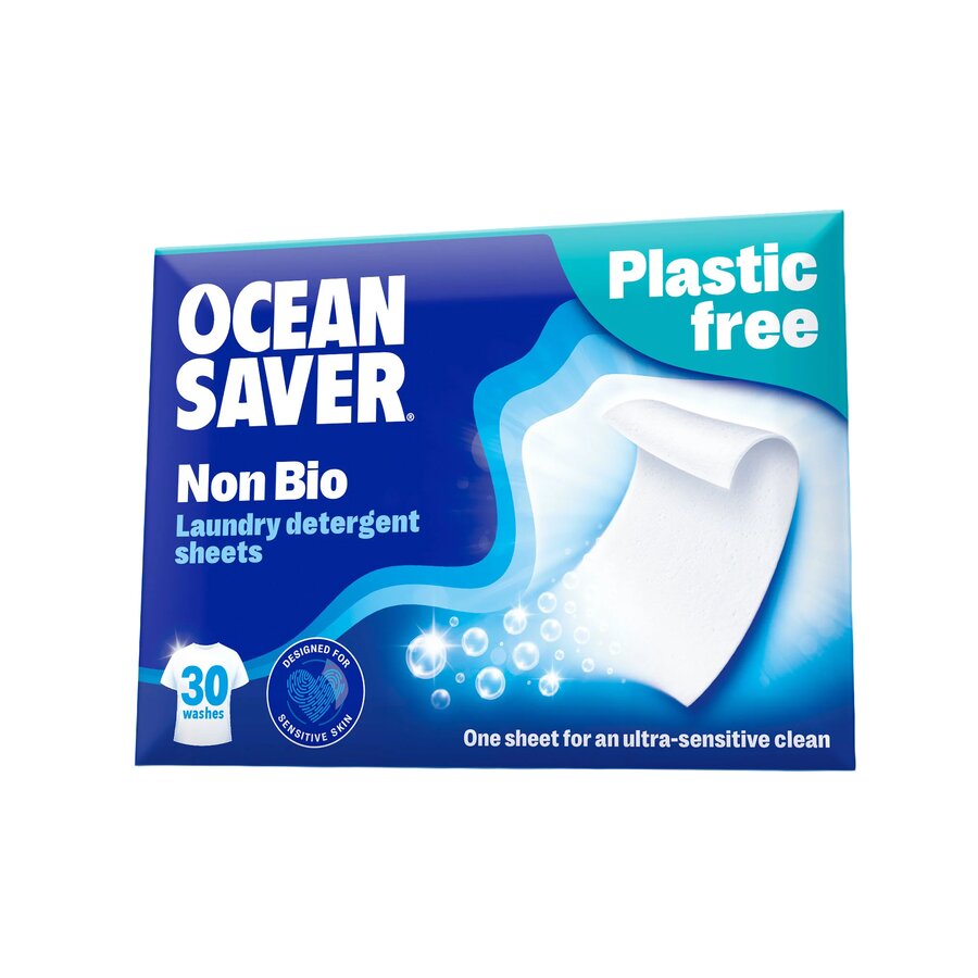 OceanSaver Non-Bio vaskeark for sensitiv hud 30 stk