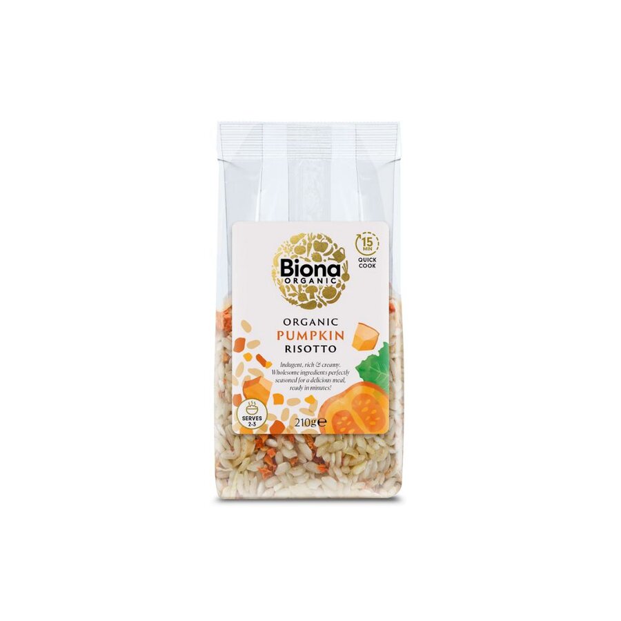 Biona økologisk risotto med gresskar 210g