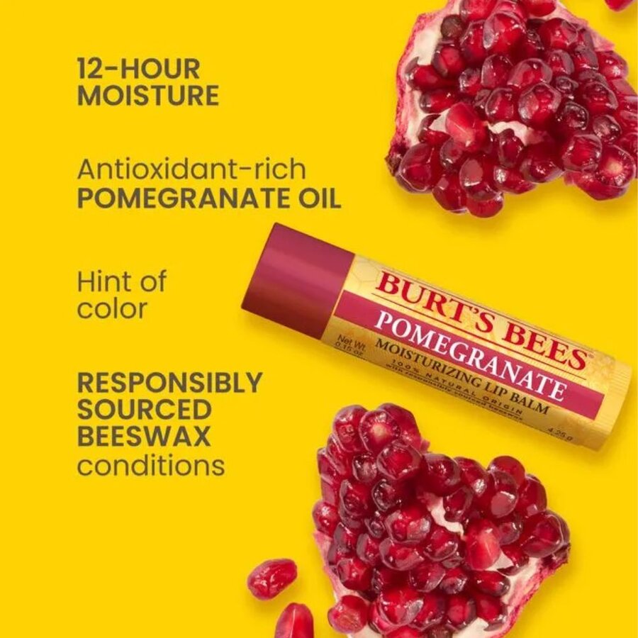 Burt`s Bees pomegranate lip balm