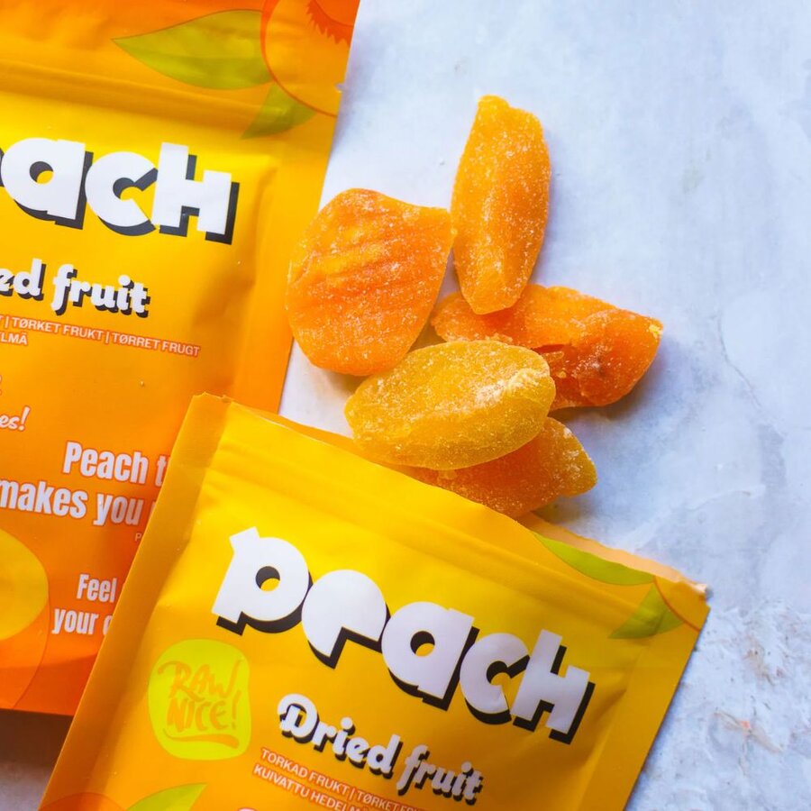 Rawnice tørket fersken 80 g