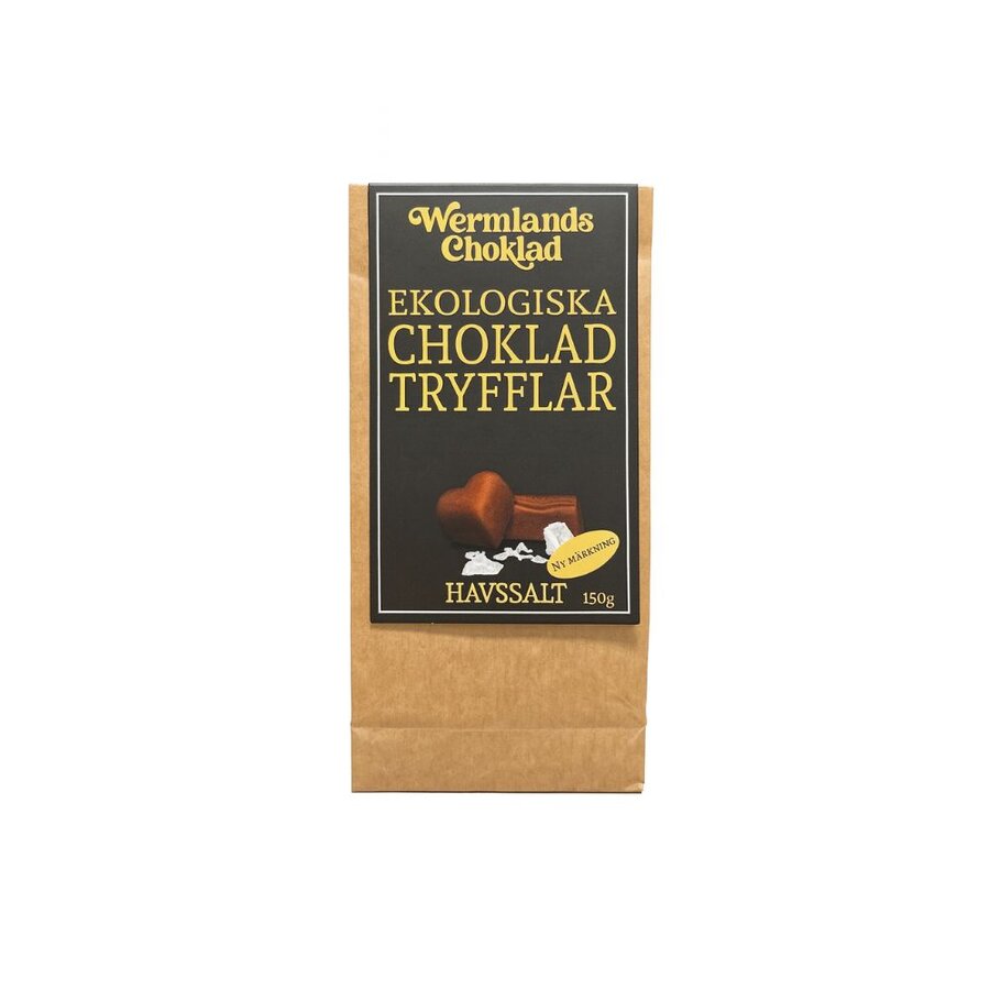 Wermlands sjokoladetrøfler havsalt 150 g