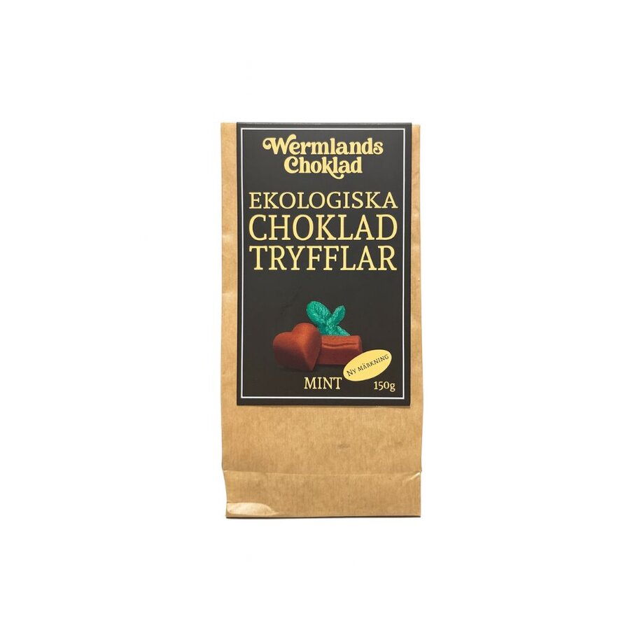 Wermlands sjokoladetrøfler mint 150 g