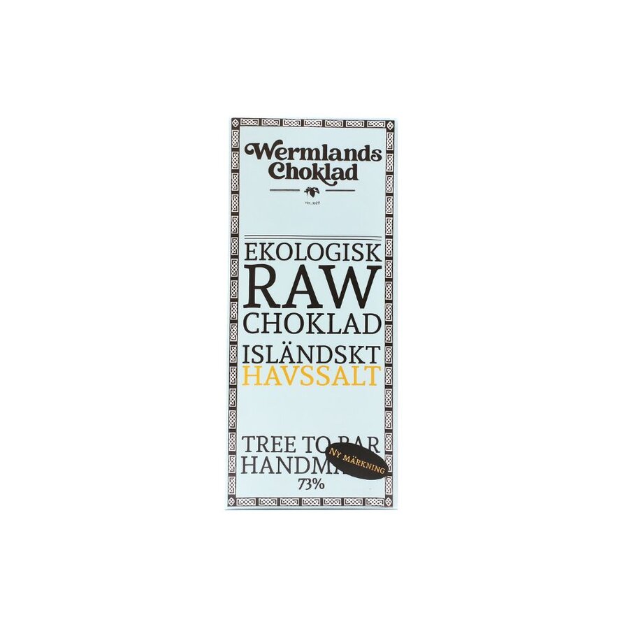 Wermlands Raw sjokolade havsalt 50 g