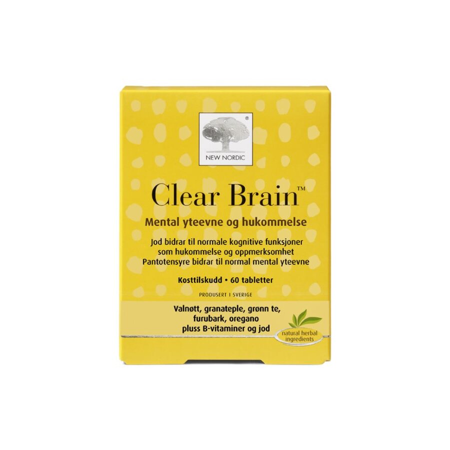 New Nordic Clear Brain 60 tab