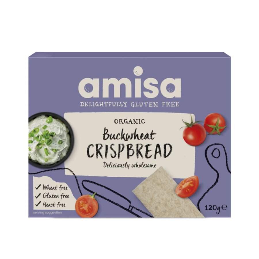 Amisa glutenfri bokhvete knekkebrød 120 g