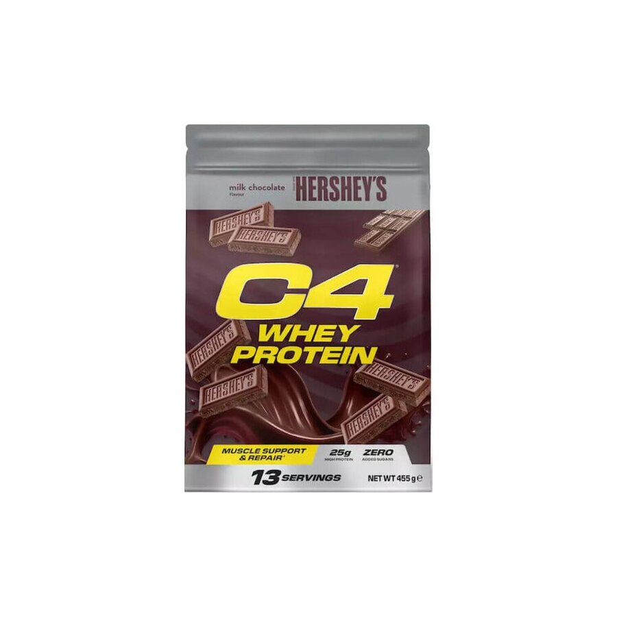 C4 whey protein hershey's milk chocolate 449 g
