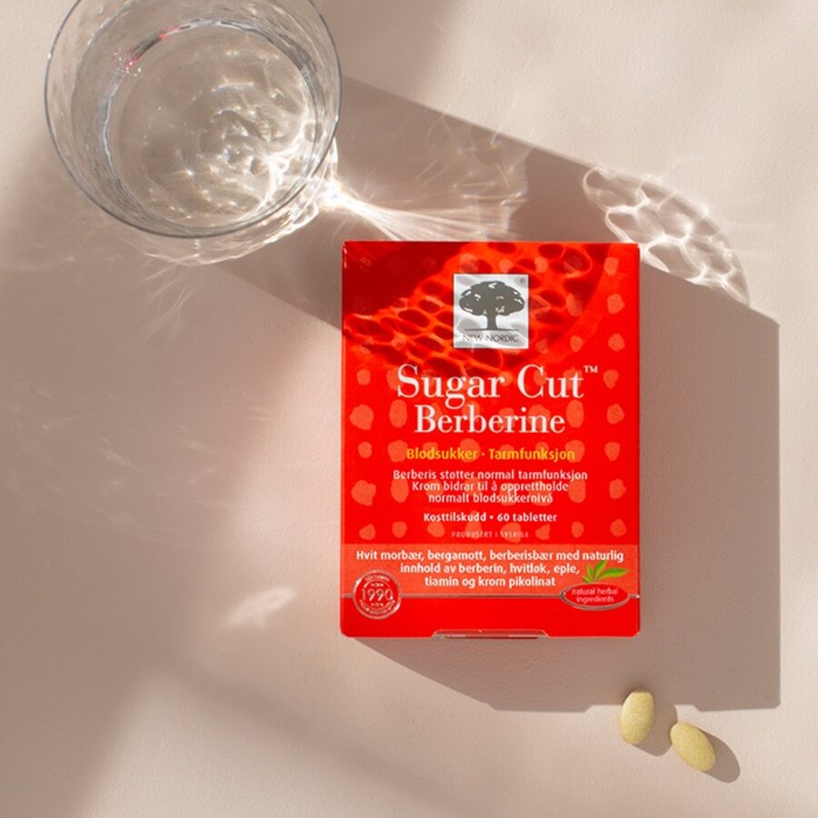 New nordic sugar cut berberine 60 tabletter