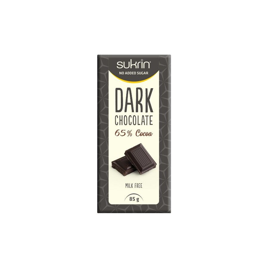 Sukrin mørk sjokolade 65% kakao 85 g