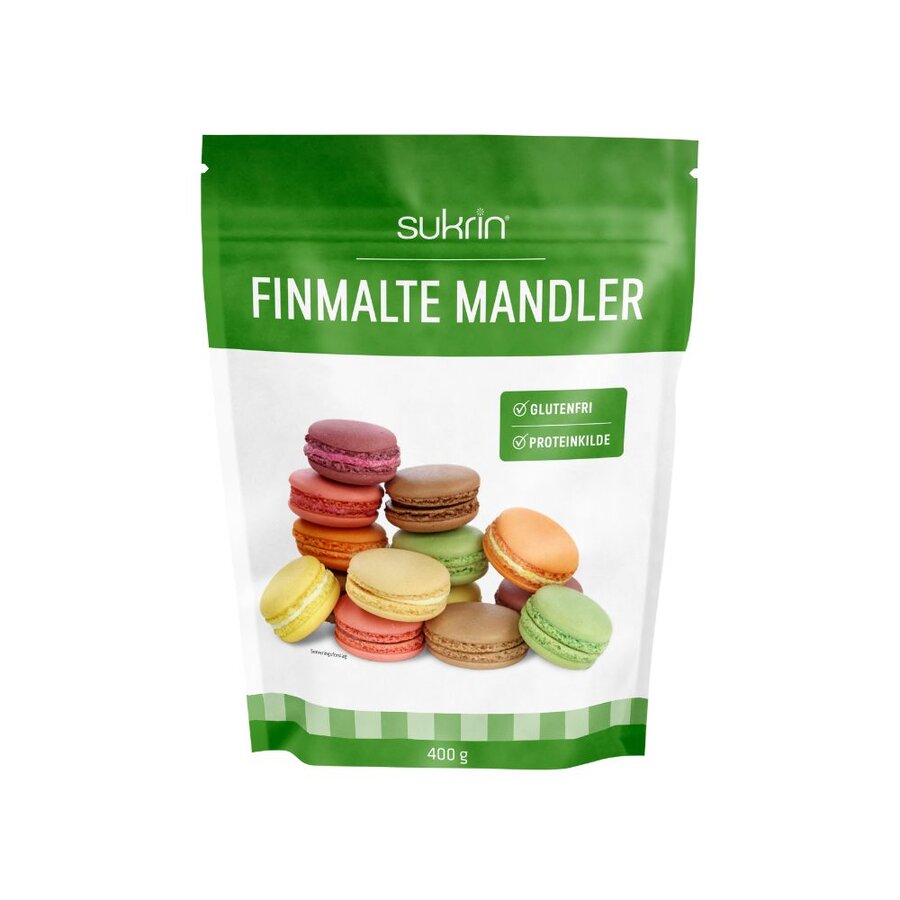 Sukrin finmalte mandler 400 g