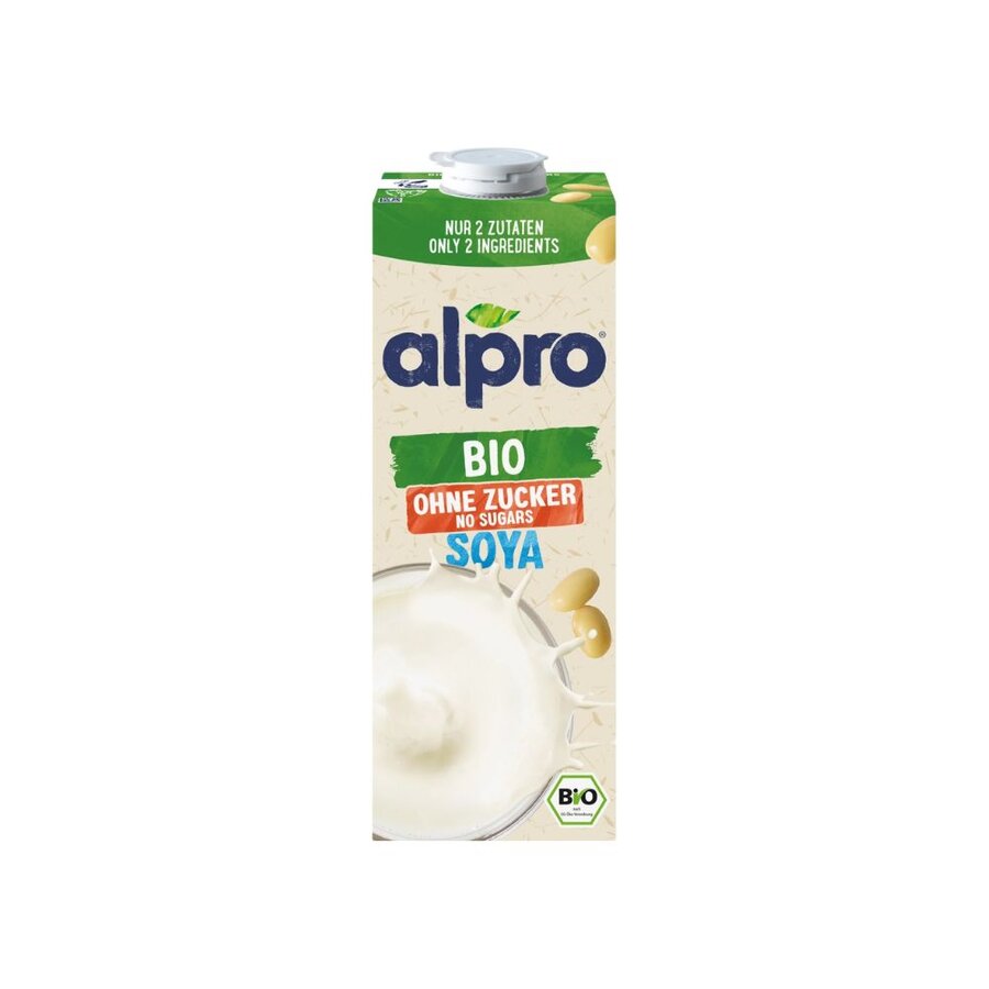 Alpro økologisk soya drikk usøtet 1 L