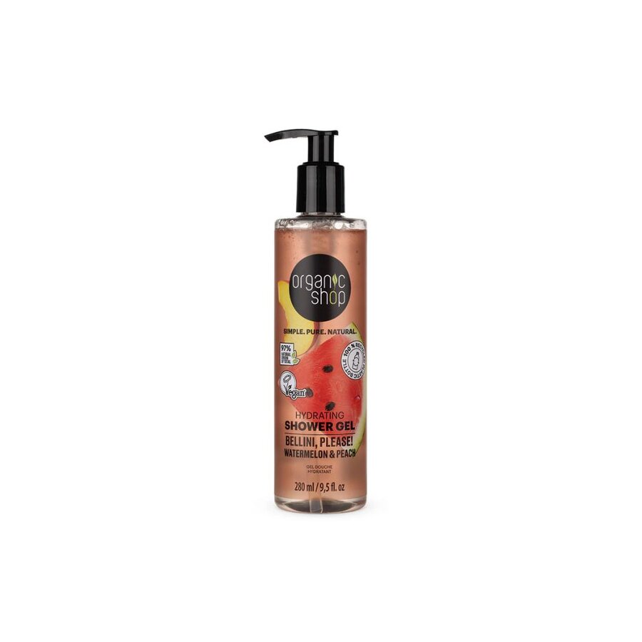 Organic Shop shower gel watermelon & peach 280 ml