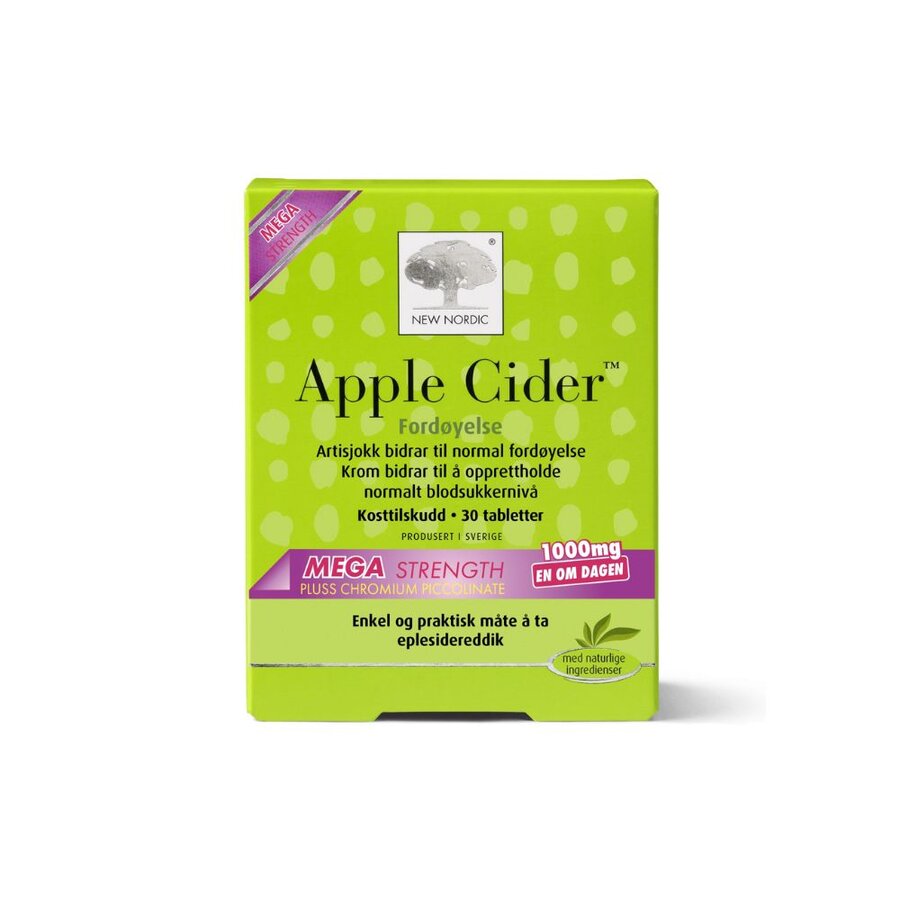 New Nordic apple cider mega strength 30 tab