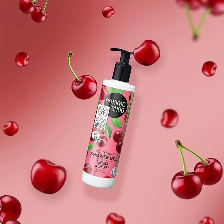 Organic Shop shower gel cherry & blueberry 280 ml