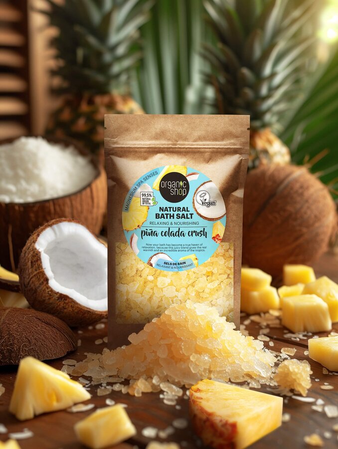 Organic Shop natural bath salt pina colada crush 500 g