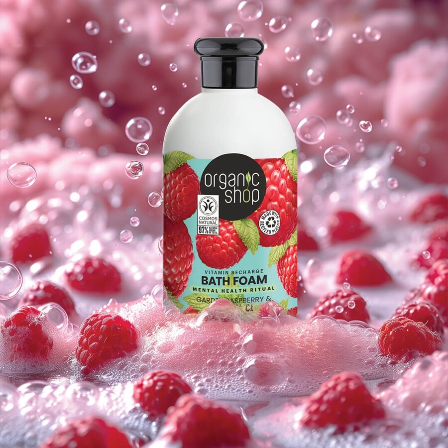 Organic Shop bath foam garden raspberry & acai 500 ml