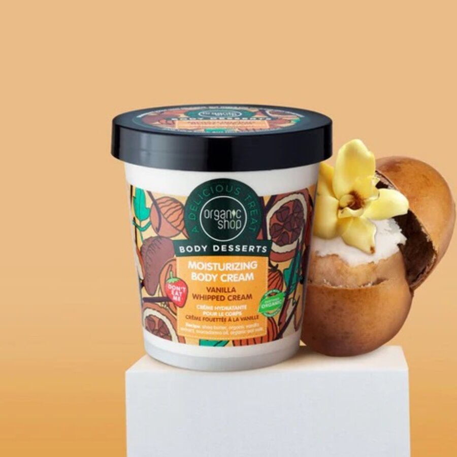 Organic Shop moisturizing body cream vanilla 450 ml
