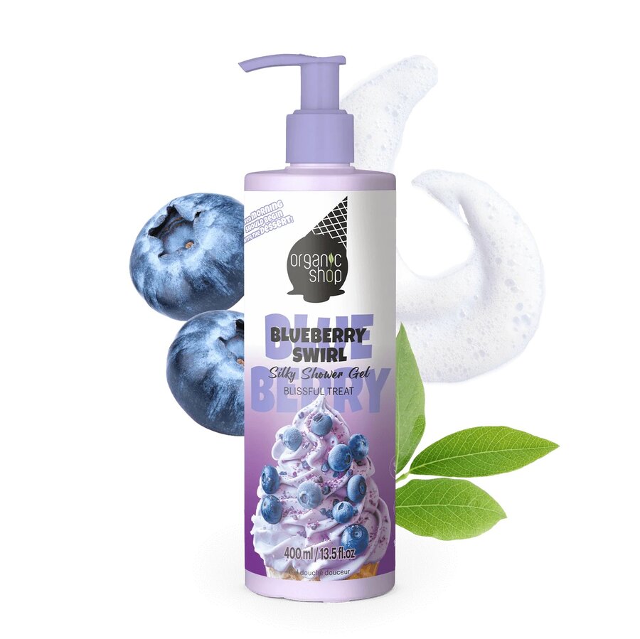 Organic Shop shower gel blueberry swirl 400 ml