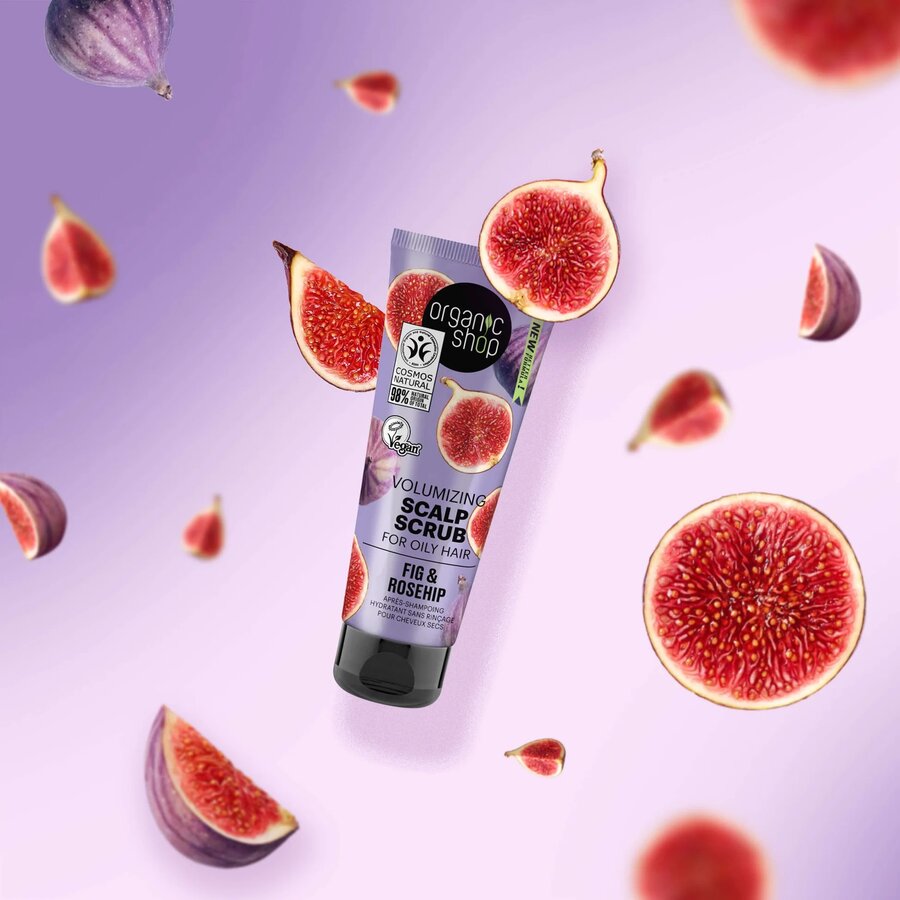Organic Shop scalp scrub fig & rosehip 75 ml