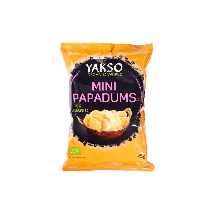 Yakso papadums mini 75 g