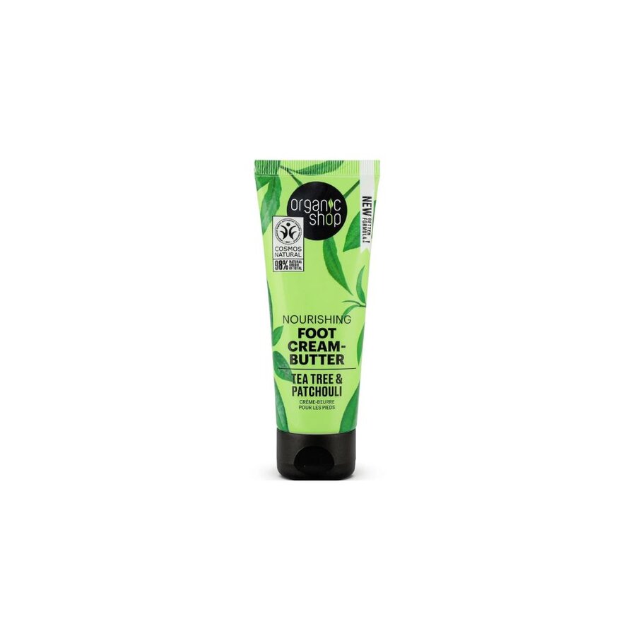 Organic Shop foot cream butter tea tree patchouli 75 ml