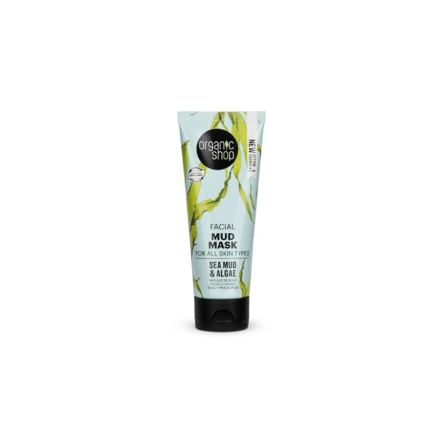 Organic Shop facial mud mask sea mud & algae 75 ml