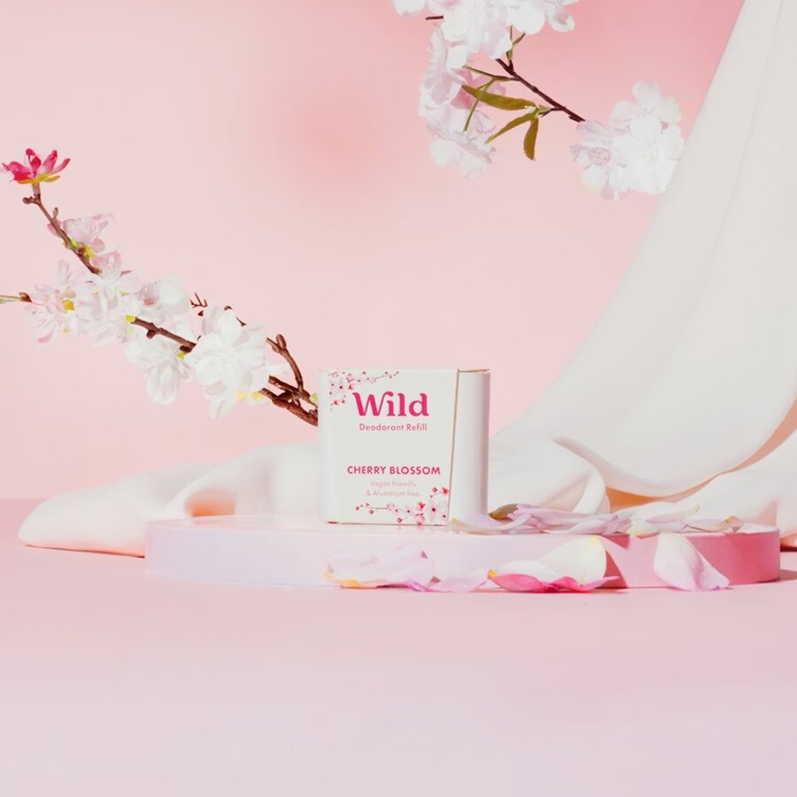 Wild deodorant cherry blossom refill sensitive 40 g