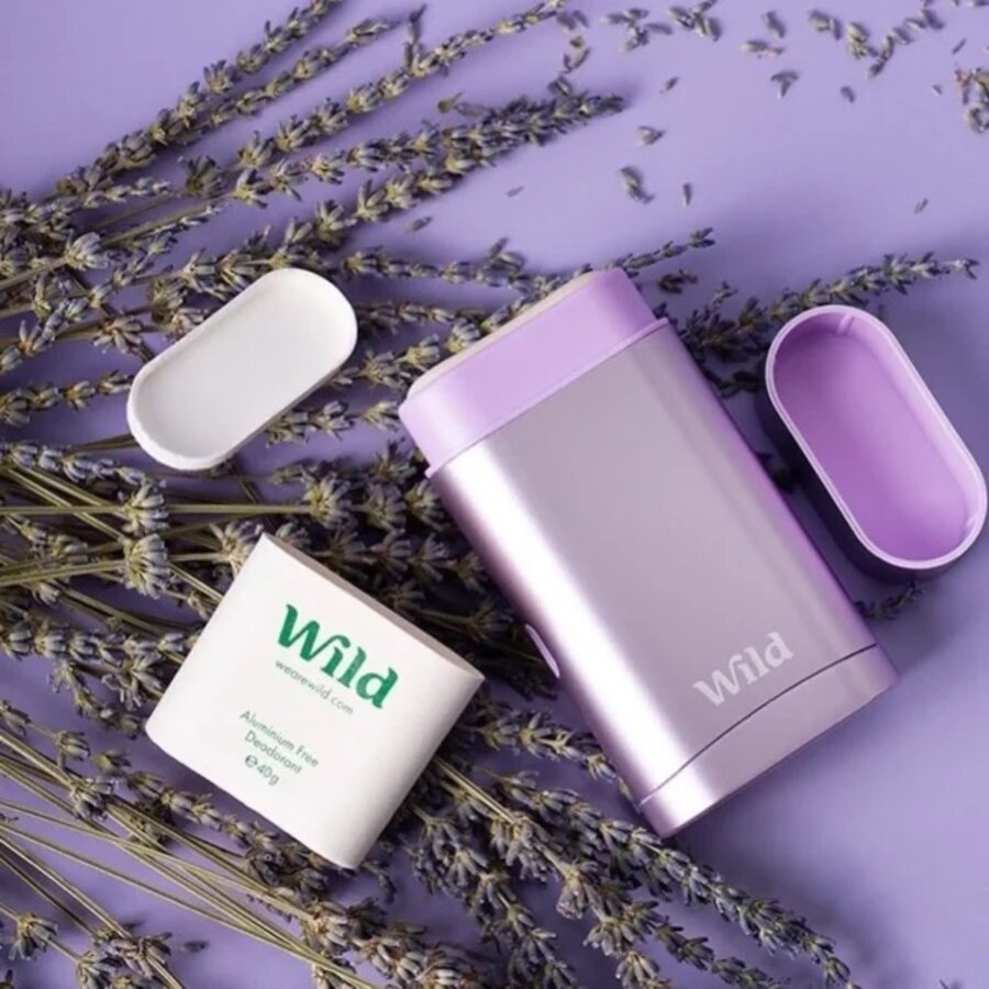 Wild deo starterpakke coconut & vanilla med etui + refill 40 g