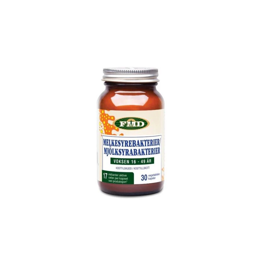 Udo`s Choice melkesyrebakterier 16-49 år 30 kap